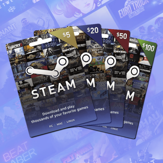 گیفت کارت استیم (والت استیم)